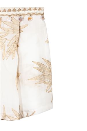 Lightweight cream ramie Bermuda shorts PHO FIRENZE | 5423008LOTONATURALE